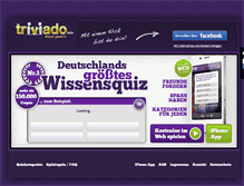 Tablet Screenshot of de.triviado.com